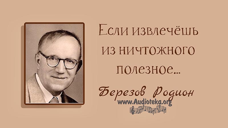 Обложка: Если извлечёшь из ничтожного полезное – Березов Родион