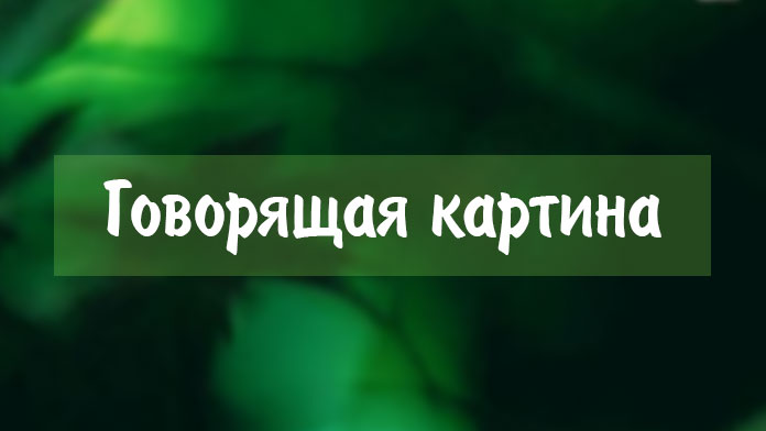 Обложка: Говорящая картина