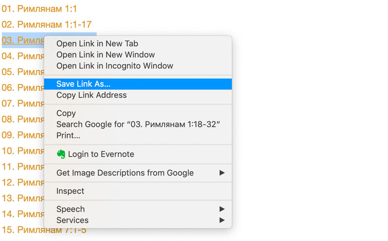 Скачивание в Google Chrome