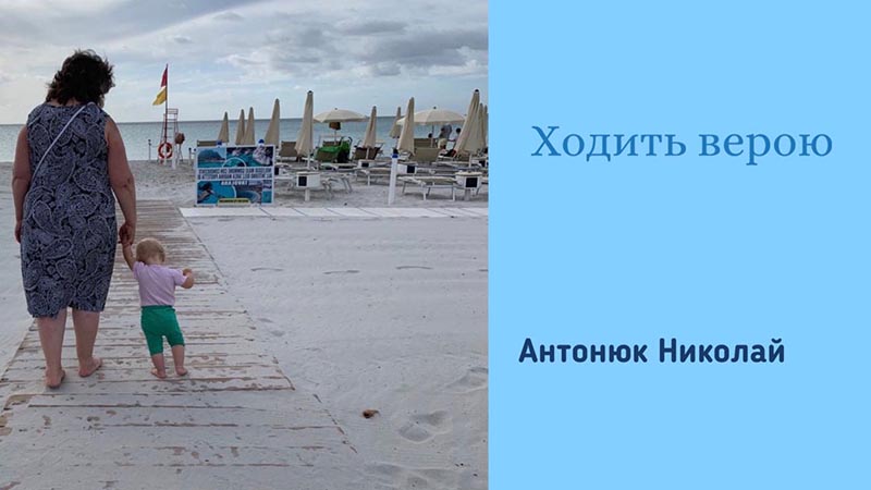 Обложка: Ходить верою – Николай Антоник