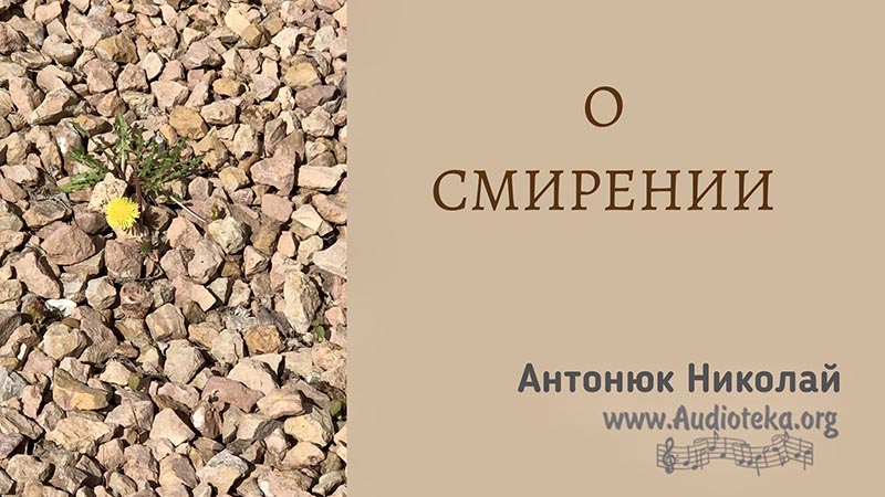 Обложка: О смирении – Николай Антонюк