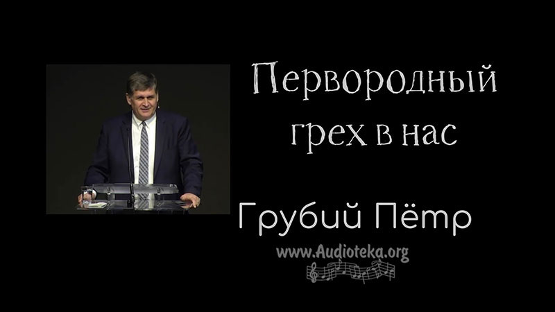 Обложка: Первородный грех в нас – Грубий Петр