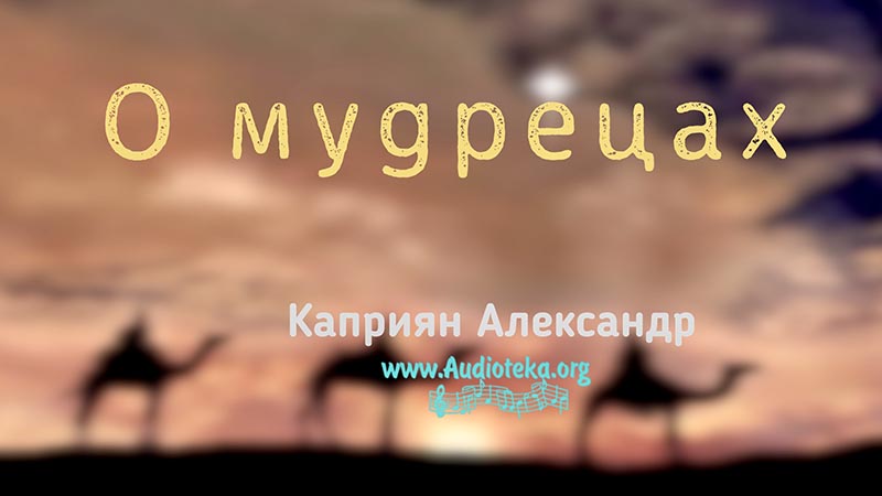 Обложка: О мудрецах – Каприян Александр
