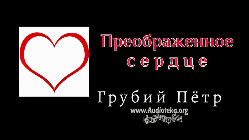 Обложка: Преображенное сердце – Грубий Петр