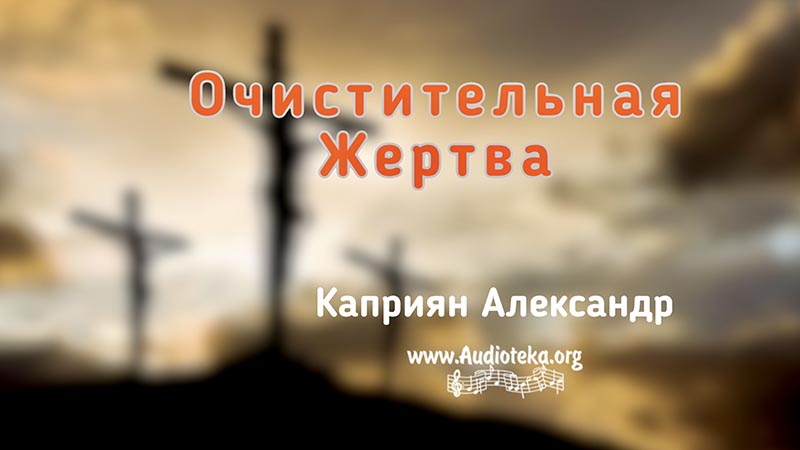 Обложка: Очистительная жертва – Каприян Александр
