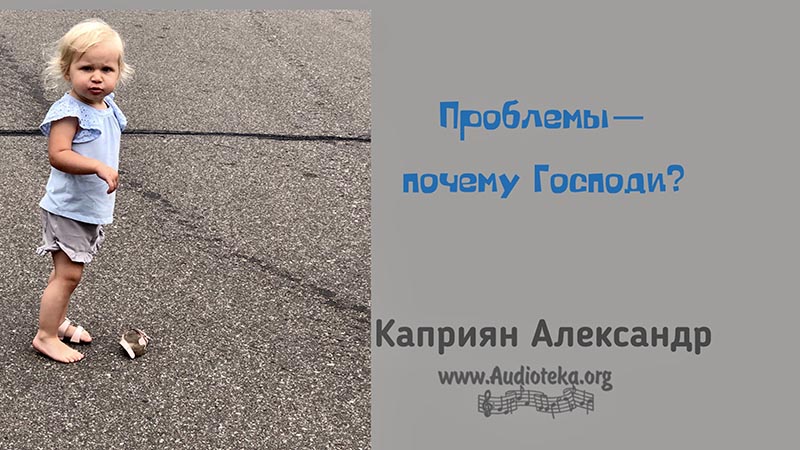 Обложка: Проблемы – почему Господи? – Каприян Александр