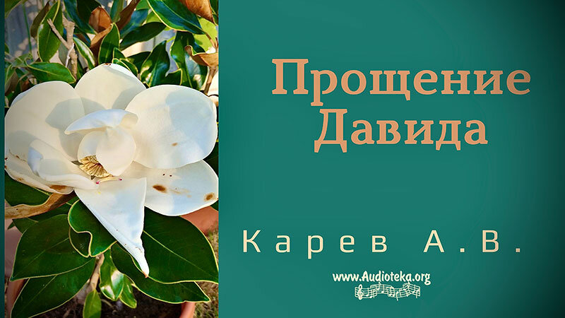 Обложка: Прощение Давида – Карев А. В.