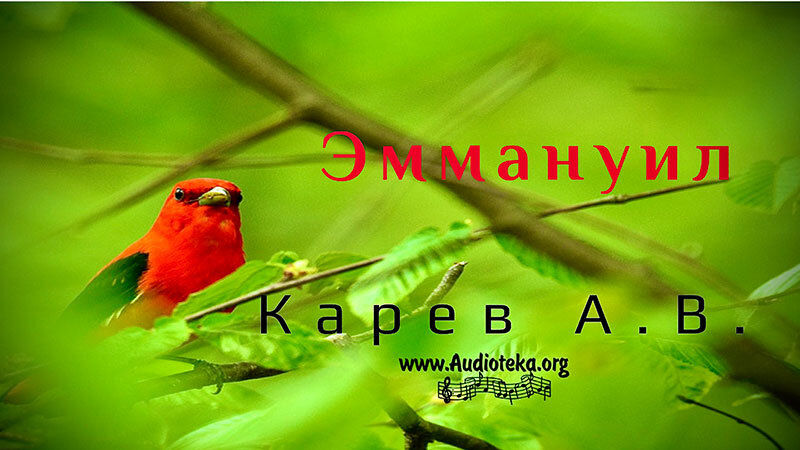 Обложка: Эммануил – Карев А. В.
