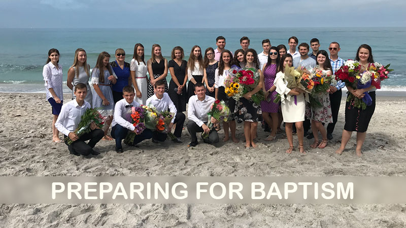 Обложка: Preparing for  Baptism – Vitaliy Boyko