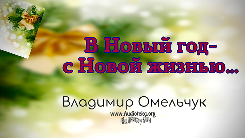 Обложка: В Новый Год с Новой Жизнью – Владимир Марцинковский