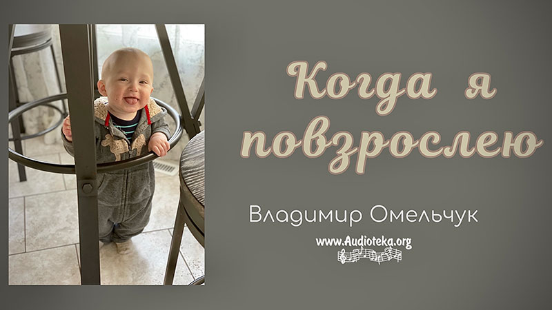 Обложка: Когда я повзрослею – Владимир Марцинковский
