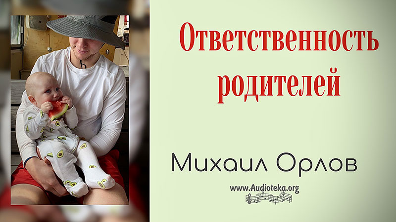 Обложка: Ответственность родителей – Михаил Орлов